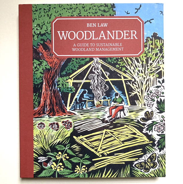 Woodlander (GMC Publications) cover illustration, woodcut/digital