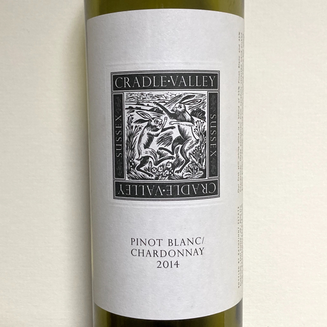 Cradle Valley wine label illustration for Rathfinny Wine Estate, linocut